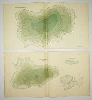SAWICKI Ludomir - Atlas des lacs des Tatras. Cartes. Kraków 1929. PAU. 4 podł., carte 7. oryg....