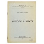 JANKOWSKI Edmund - Korzyści z sadów. Warszawa 1921. Wydawnictwo Ministerstwa Rolnictwa i Dóbr Państwowych. 8, s. 15, [1]...