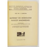 KARPIŃSKI J. - Materiały do bioekologii Puszczy Białowieskiej. Varšava 1949, Lesnícky výskumný ústav. 8, s....