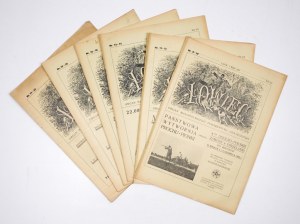 ŁOWIEC. Organ of the Malopolska Hunting Society - 6 issues. 1938