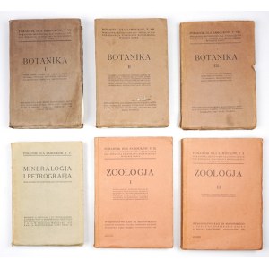 GUIDA per l'autodidatta. Mineralogia e petrografia. Botanica. Zoologia. 1925-1932