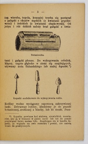 TRZEBIŃSKI J. - How to collect and mark plants. Practical tips...1917