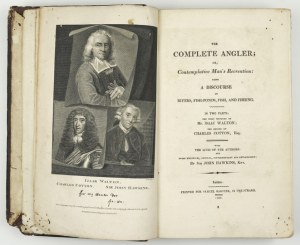 WALTON I., COTTON C. - Englisches Handbuch des Angelns. London 1808