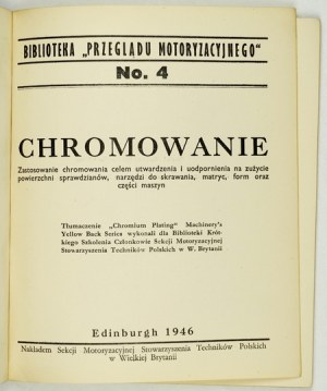 Bibliothèque de la revue automobile, n° 4 : Chromage