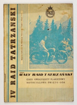 IV Rally dei Tatra 23-25 agosto 1946 - programma