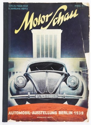 MOTOR Schau. Heft 2: Februar 1939 - u.a. eine Autoausstellung in Berlin