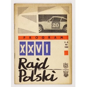 XXVI RAJD POLSKÝ. Program 1966