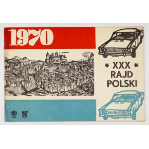 XXX RAJD DE POLOGNE. 1970. programme