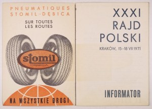 XXXI RAJD DE POLOGNE. 1971. guide