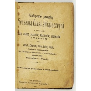 Praktische Rezepte zum Backen von Weihnachtsgebäck. Ca. 1892.
