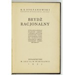 STEFANOWSKI B. S. - Brydż racjonalny. 1935