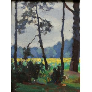 A.N., Landscape with trees