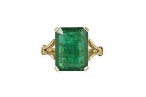 Smaragd-Ring ~7ct Sambia 14K