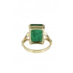 Emerald ring ~7ct Zambia 14K