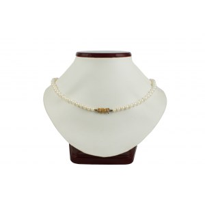 Graduated pearl necklace fi 8.12-4.26mm 45cm