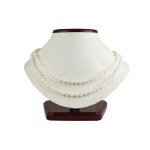 Double pearl necklace 5.4-5.85mm