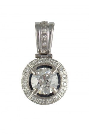 14K pendant ~2.60ct I/Si plus 0.22ct G/VS