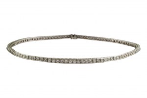 Diamond necklace 8.91ct G/VS-Si