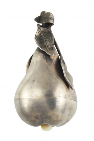 Zvonek přívěsek hruška stříbro počátek 20. století