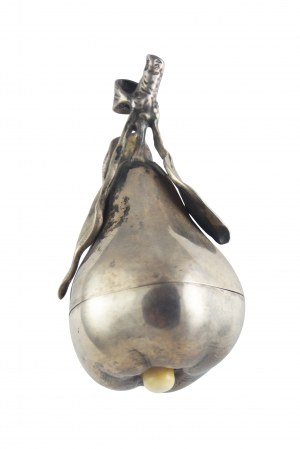 Glockenanhänger Birne Silber frühes 20. Jahrhundert
