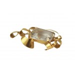 Gold 18K crystal pendant