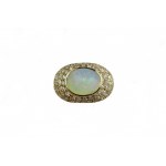 Ring Opal 3,9ct Diamanten 3,19ct