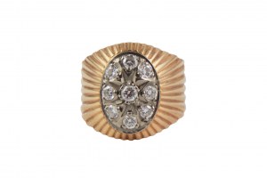 Signet ring 0.56ct G/VS