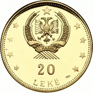 Albania 20 Leke 1968 Elmo di Skanderbeg