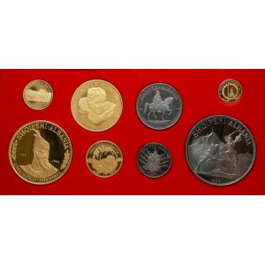Albanien 5 Leke - 500 Leke 1968 500th Anniversary Set bestehend aus 8 Münzen