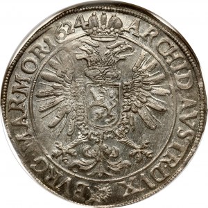 Austria Bohemia Taler 1624 (n) Prague NGC MS 61