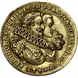 Medal 1628 Ferdynand II i Eleonora Gonzaga