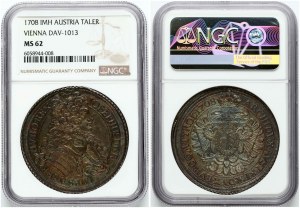 Taler 1708 IMH Wien NGC MS 62