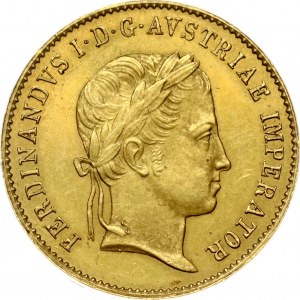 Rakúsky žetón 1 1/2 dukátu 1836 Korunovácia RARE