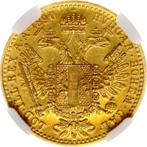 Ducat autrichien 1890 NGC MS 65 PL