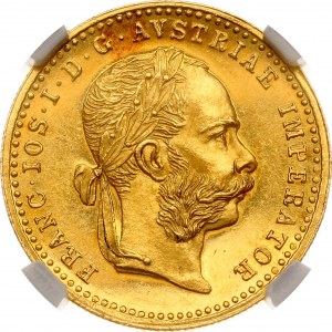 Rakouský dukát 1892 NGC MS 62