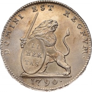 Rakúske Holandsko 3 florény 1790 Povstalecká minca