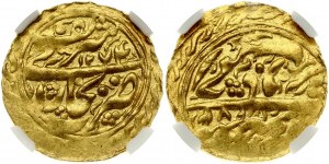 Bukhara Golden Tilla AH 1274/1858 NGC MS 63