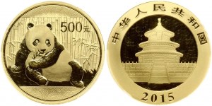 Chine 500 Yuan 2015 Panda PCGS MS 69
