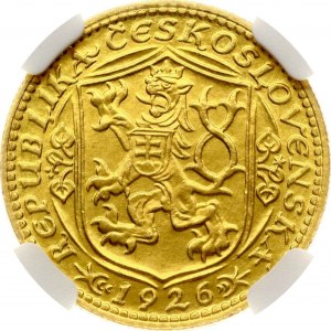 Czechoslovakia Ducat 1926 NGC MS 64