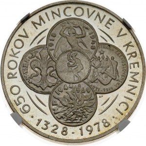 Tchécoslovaquie 50 Korun 1978 Kremnica Mint NGC PF 67 ULTRA CAMEO