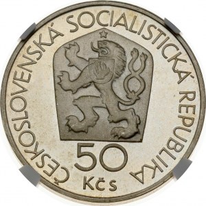 Cecoslovacchia 50 Korun 1978 Zecca di Kremnica NGC PF 67 ULTRA CAMEO