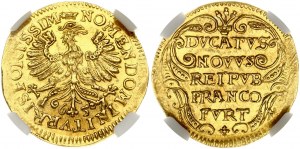 Frankfurtský dukát 1657 NGC MS 64 TOP POP