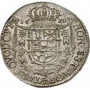 Německo Meklenbursko-Schwerin 1 Thaler 1670 (RR)