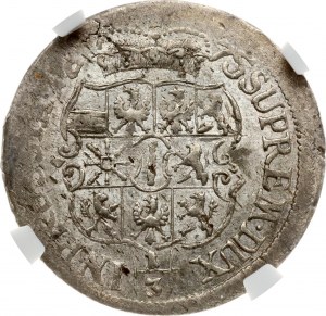 Niemcy Brandenburgia-Prusy 1/3 Talar 1675 HS NGC MS 62