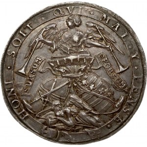 Nemecko Sasko 1 thaler ND (1680) Úmrtie