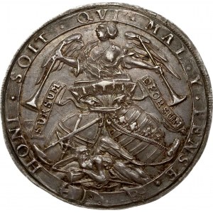 Germany Saxony 1 Thaler ND (1680) Death