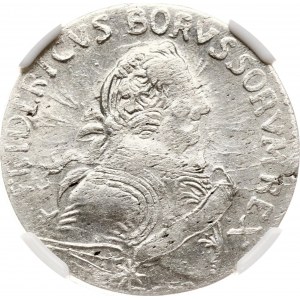 Allemagne Prusse 18 Groscher 1754 E NGC MS 63