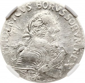 Germania Prussia 18 Groscher 1754 E NGC MS 63