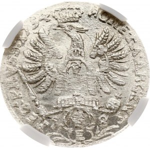 Germany Prussia 18 Groscher 1754 E NGC MS 63