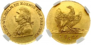 Prusko Frederick d'or 1798 A NGC MS 63